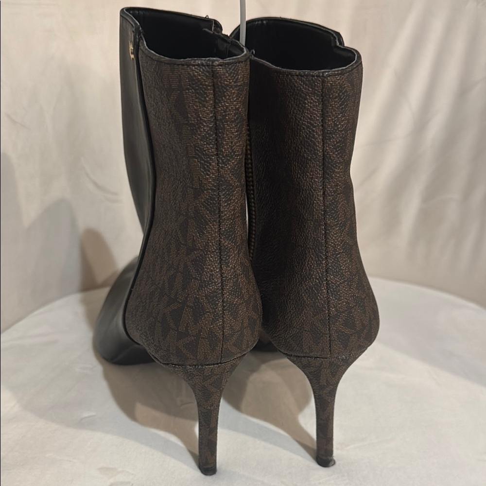 Michael Kors Black and Brown Women's Ankle Boots - Picture 2 of 10